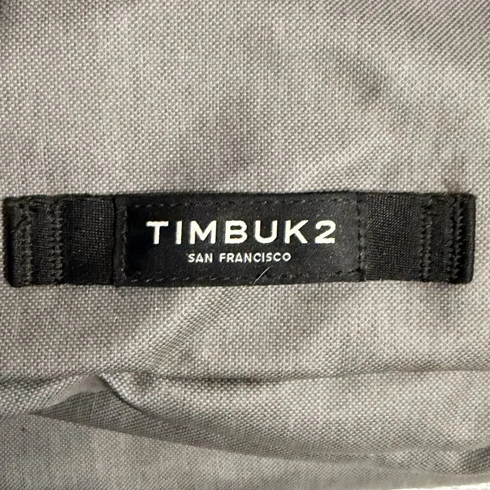 Timbuk2 Authority Laptop Backpack Gray Commuter Travel Bag Organizer Water Bottl